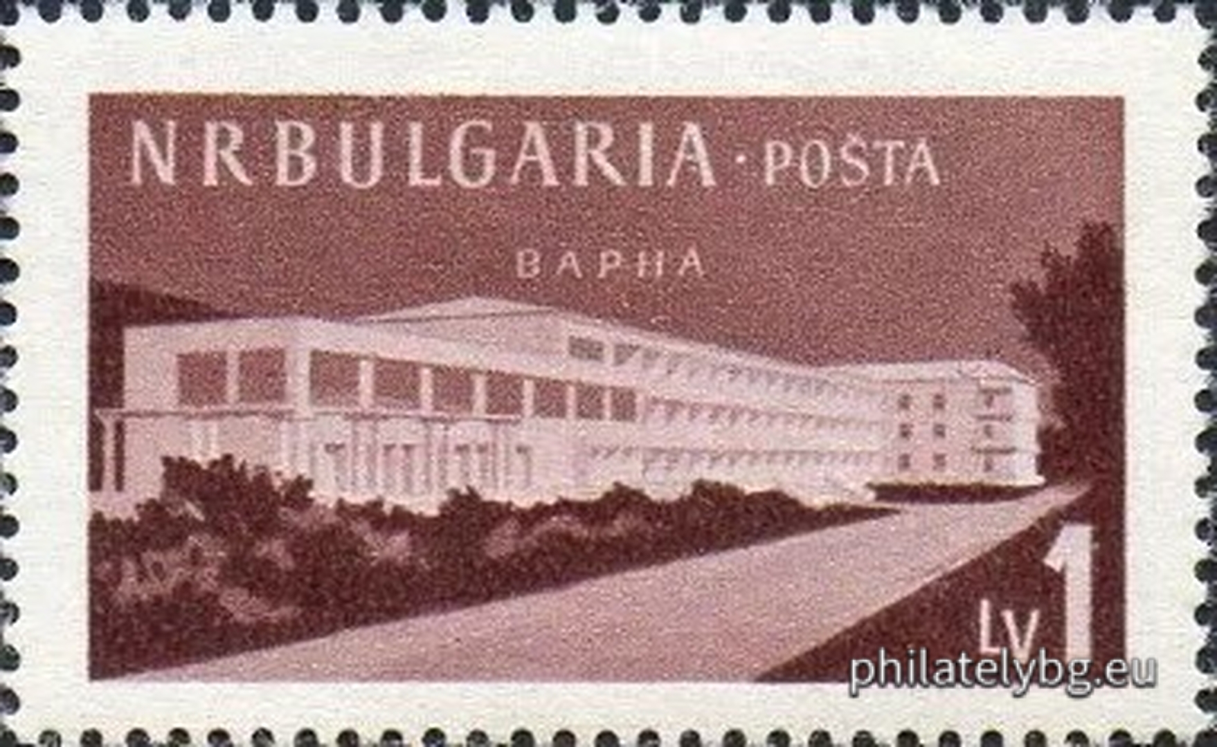 "Regular - resorts (part II). " - four postage stamps.