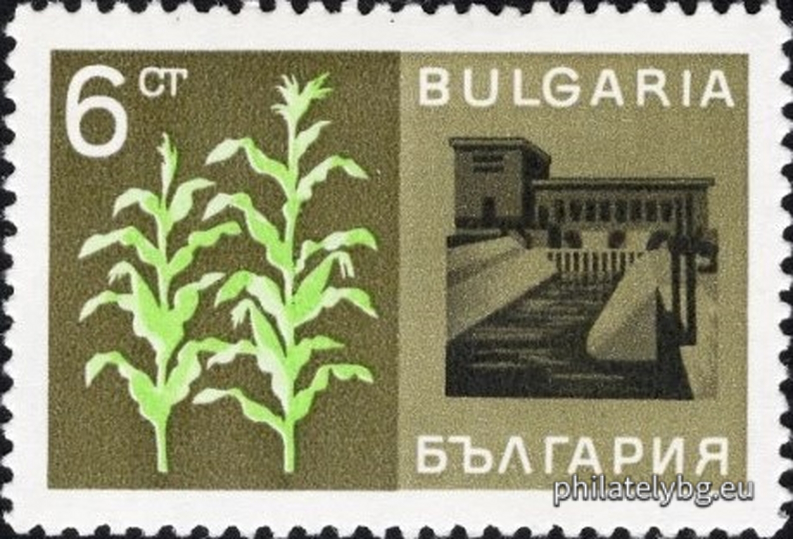 „ Стопански постижения . “ - дванадесет пощенски марки.