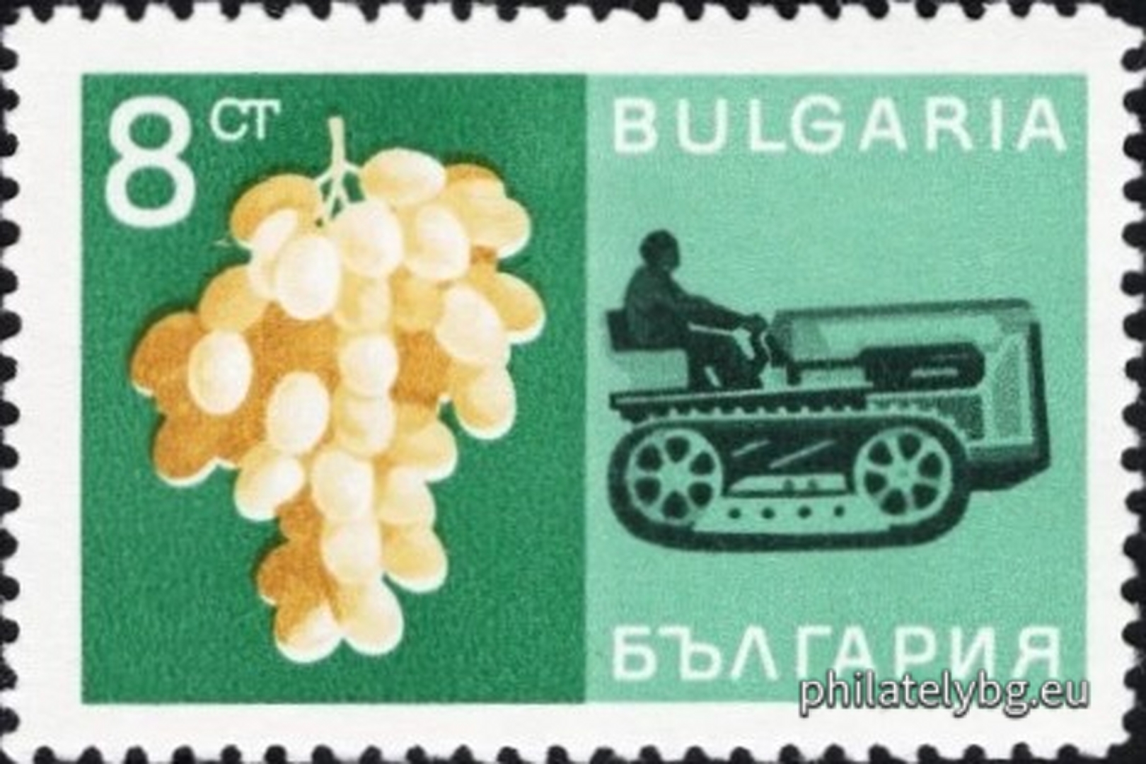 „ Стопански постижения . “ - дванадесет пощенски марки.