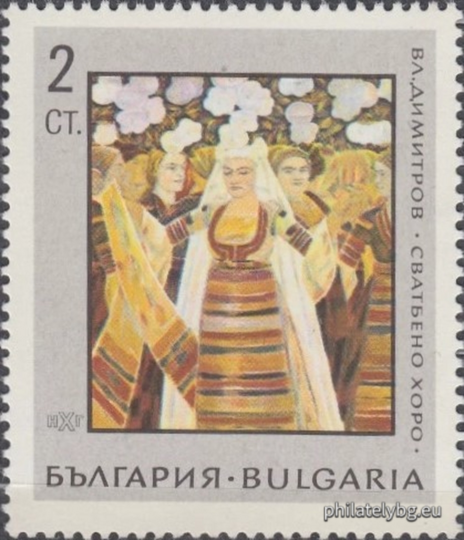 „ Национална художествена галерия - картини . “ - шест пощенски марки.