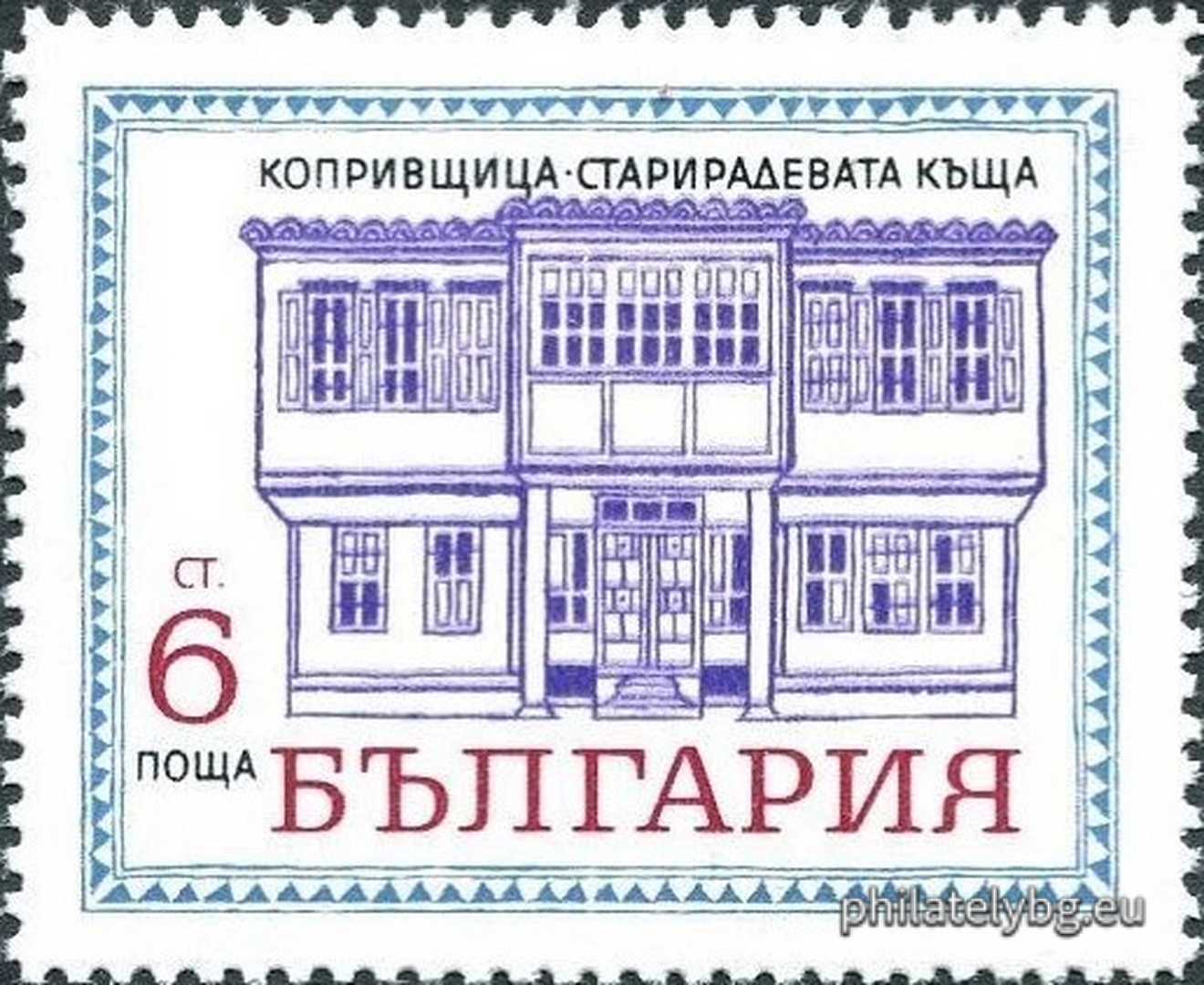 2164 - Kantardzhiyska house; 2165 - Popmarkova house; 2166 - Stariradeva house; 2167 - Kableshkova house.