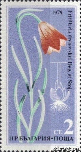 2749 - Stiburniis tulip; 2750 - Dryanovskas tulip; 2751 - Rhodope cream; 2752 - Urum tulip; 2753 - Yellow mountain cream (Samodiv tulip); 2754 - Rhodope tulip.