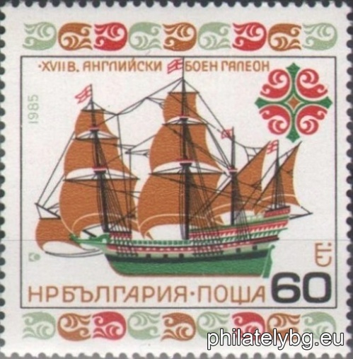 „ История на корабостроенето . “ - шест пощенски марки.