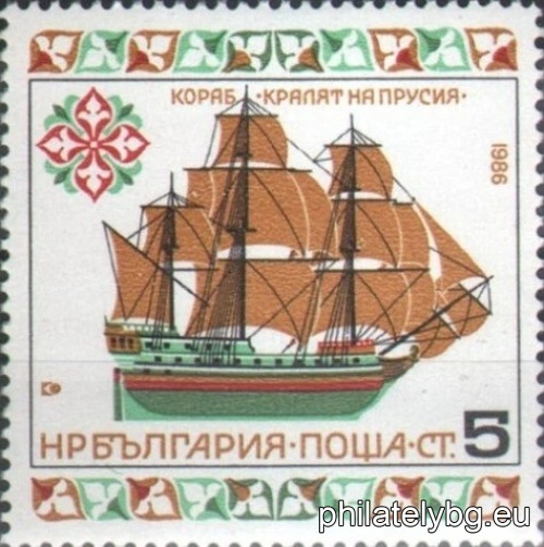 „ Транспортни средства - кораби. “ - шест пощенски марки.