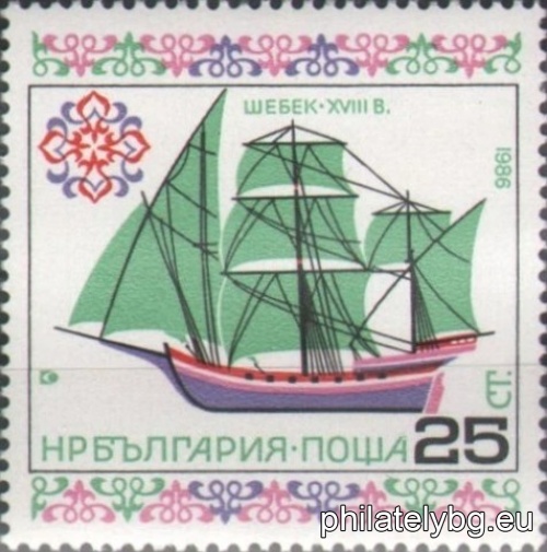 „ Транспортни средства - кораби. “ - шест пощенски марки.