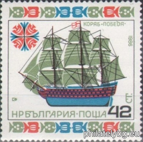„ Транспортни средства - кораби. “ - шест пощенски марки.