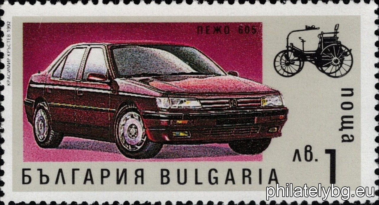 3984 - “Volvo 740”; 3985 - “Ford Escort”; 3986 - “Fiat Croma”; 3987 - “Mercedes Benz 600”; 3988 - “Peugeot 605”; 3989 - “BMW 316”. The first model of the respective car is shown for each brand.
