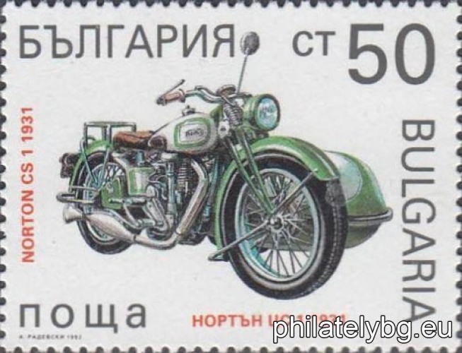 4007 - motorcycle model “Laurin & Clement 1902”; 4008 - motorcycle model “Puh 200 Lux 1928”; 4009 - motorcycle model “Norton CS 1 1931”; 4010 - motorcycle model “Harley-Davidson 1950”; 4011 - motorcycle model “Gilera SP 01 1986”; 4012 - motorcycle model “BMW K 1 1990”.