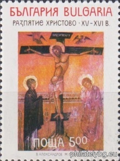 „ Икони от Националния църковен историко-археологически музей. “ - шест пощенски марки.
