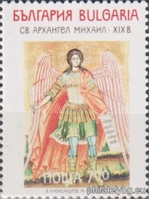„ Икони от Националния църковен историко-археологически музей. “ - шест пощенски марки.