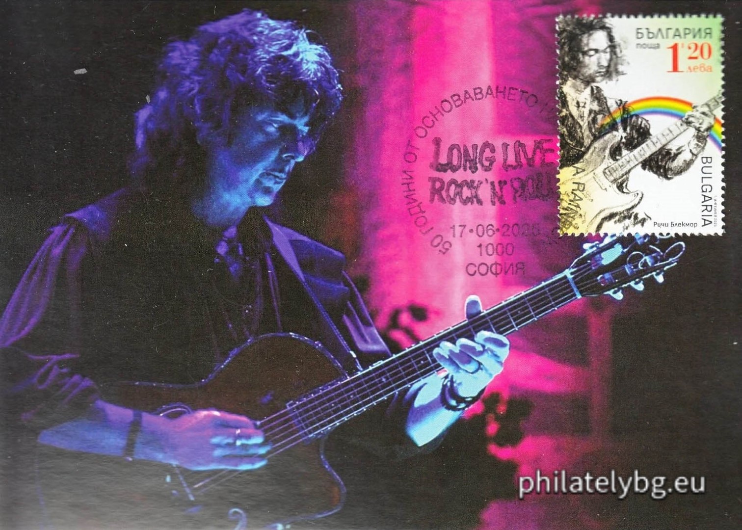 Rainbow are a British rock band formed in London and Los Angeles in 1975 by guitarist Ritchie Blackmore. At the same time, Dio was playing with the rock band Elf and they released two albums. Blackmore invited Ronnie James Dio to join them and they recorded their self-titled debut album. Ritchie Blackmore fired the supporting members and continued with Ronnie James Dio. Rainbow recorded two more studio albums with Dio - Rising (1976) and Long Live Rock n Roll (1978) - before he left the band to join Black Sabbath in 1979.