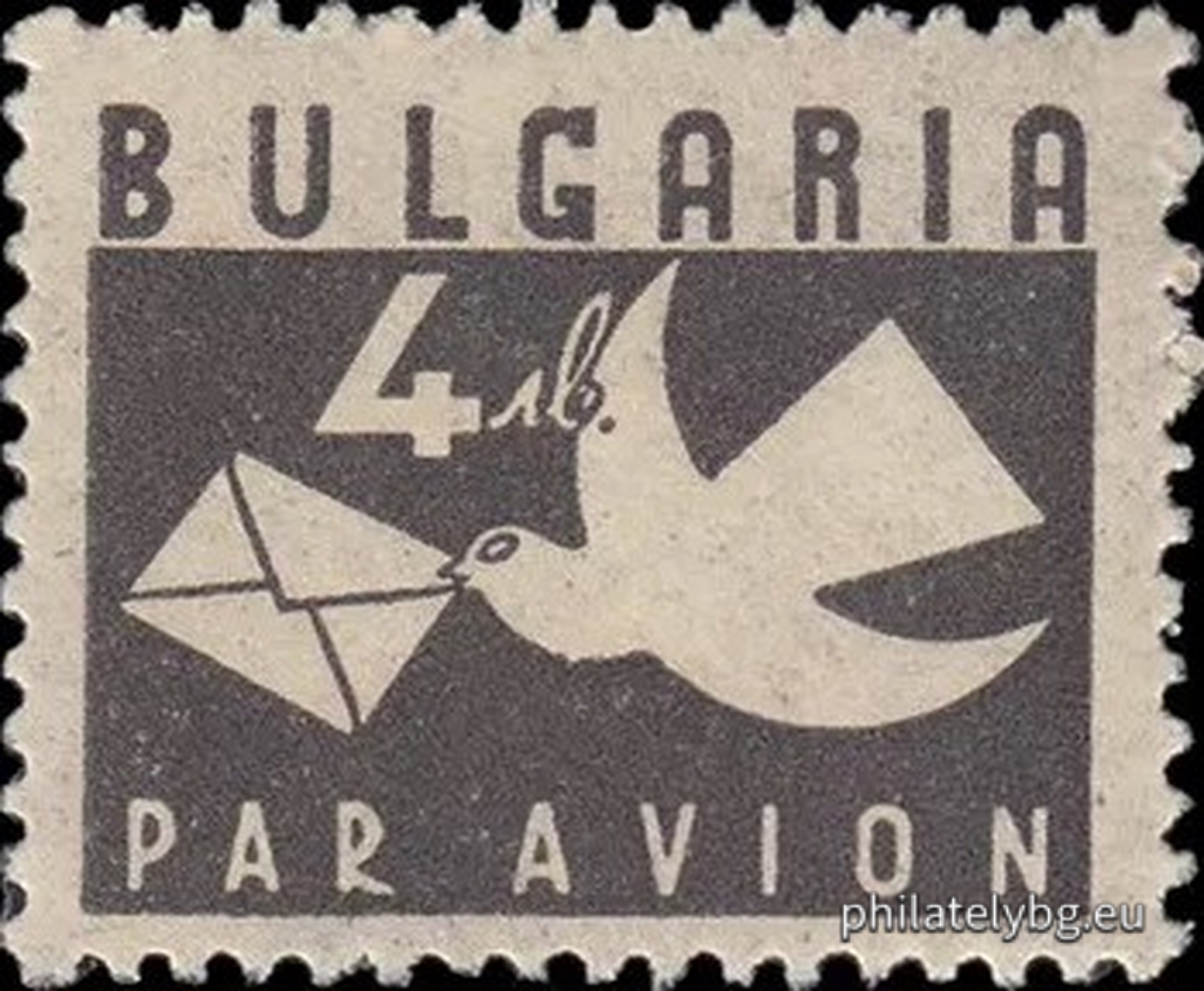 "Airmail - regular." - thirteen postage stamps.