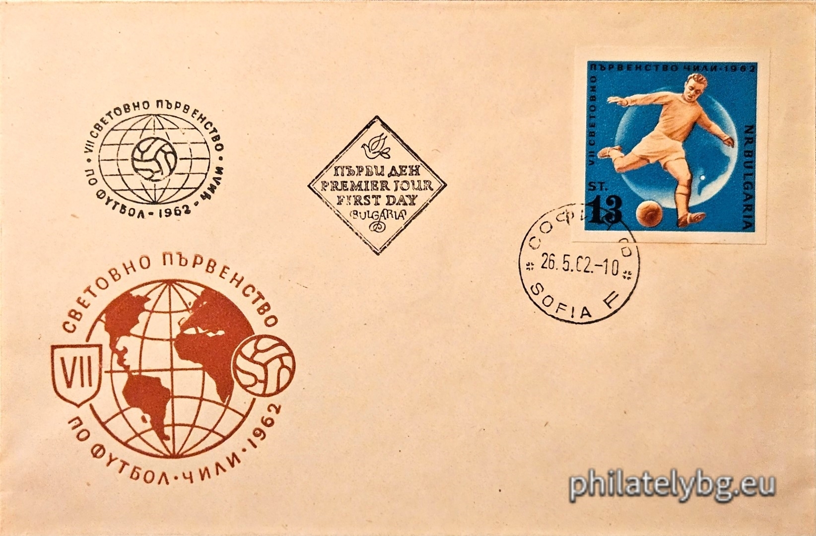 Football player, globe.