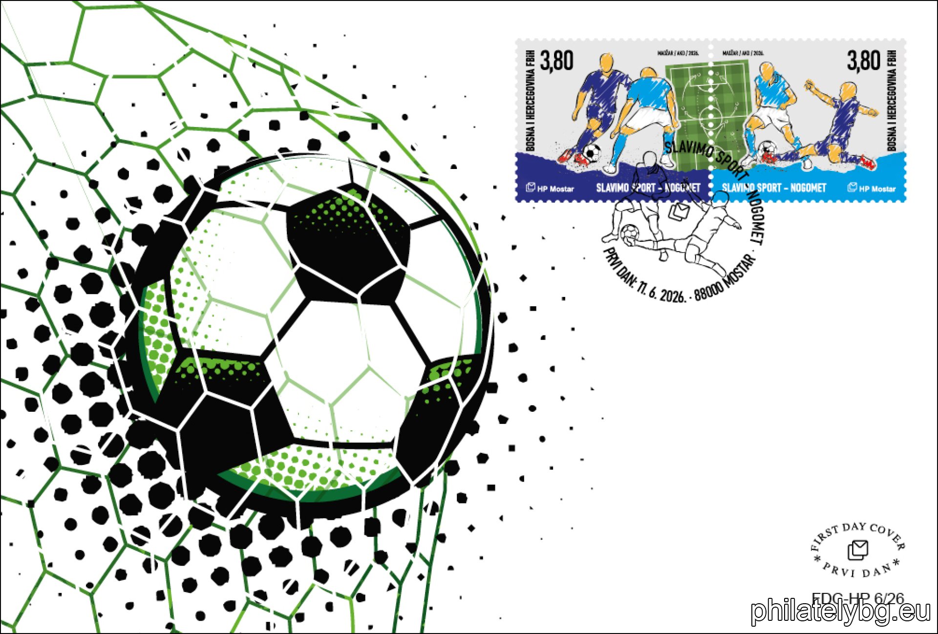 Let’s Celebrate Sports – Football as a Universal Language in the New Commemorative Issue of Croatian Post Mostar