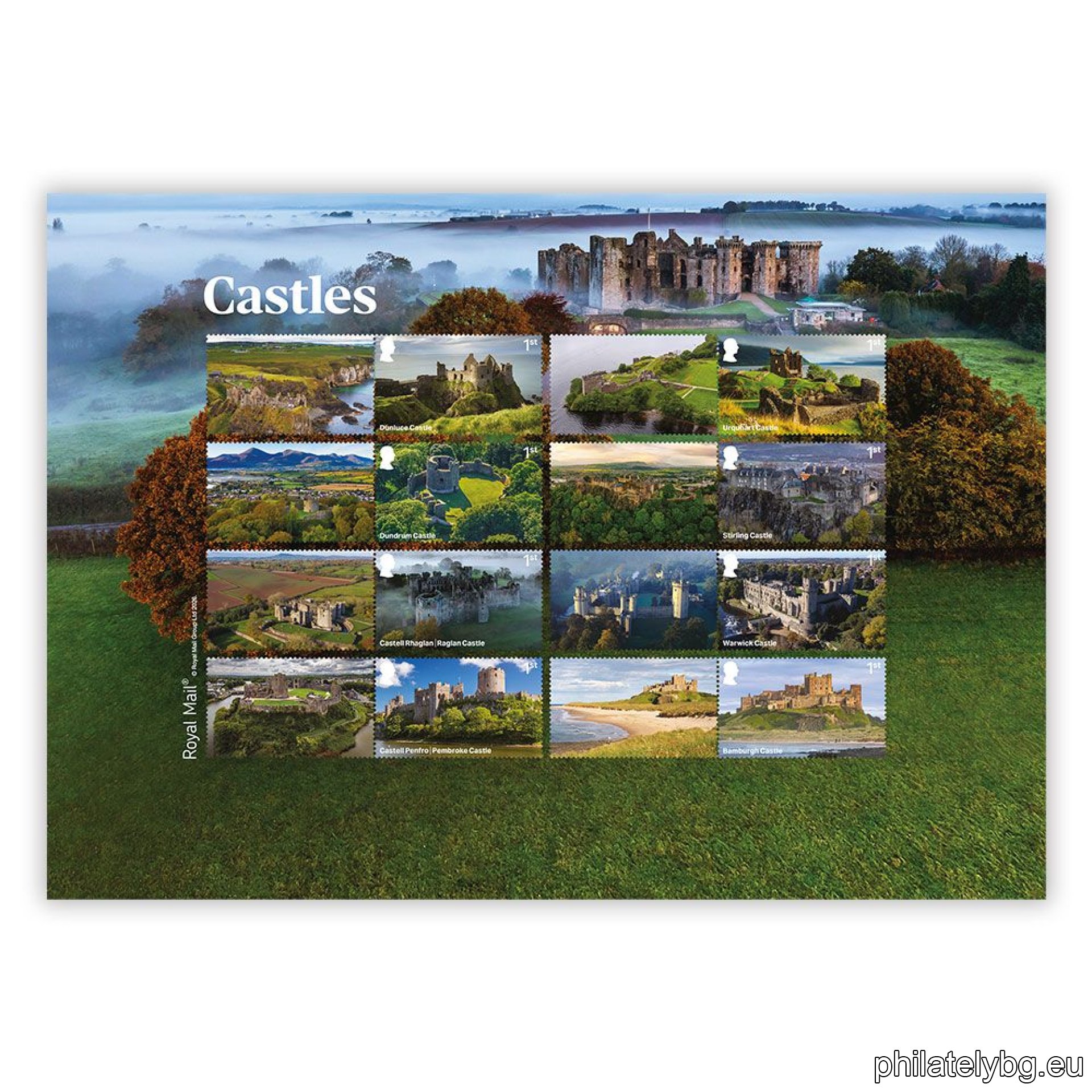 Royal Mail Unveils the New “Castles” Stamp Series – A Tribute to the UK’s Architectural Heritage